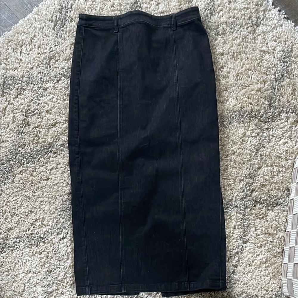 Black Bella Vera‎ Midi Pencil Skirt size Medium